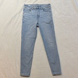 American Eagle Next Level Stretch Light Blue Skinny Jeans Jeggings 8 Regular